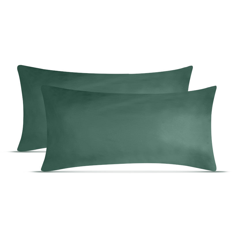 Kissenbezüge 2er Set 40x80 cm - 100% Baumwolle, stilvoll und gemütlich