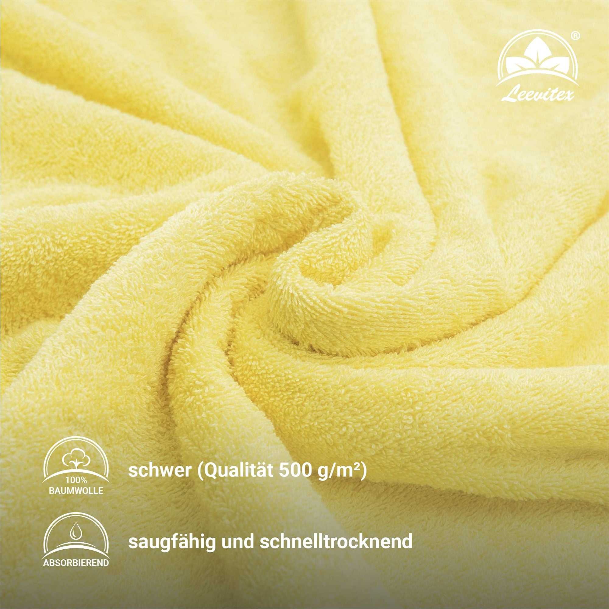 Duschtücher im 2er Set – 100% Baumwolle, 70 x 140 cm, weich und saugfähig
