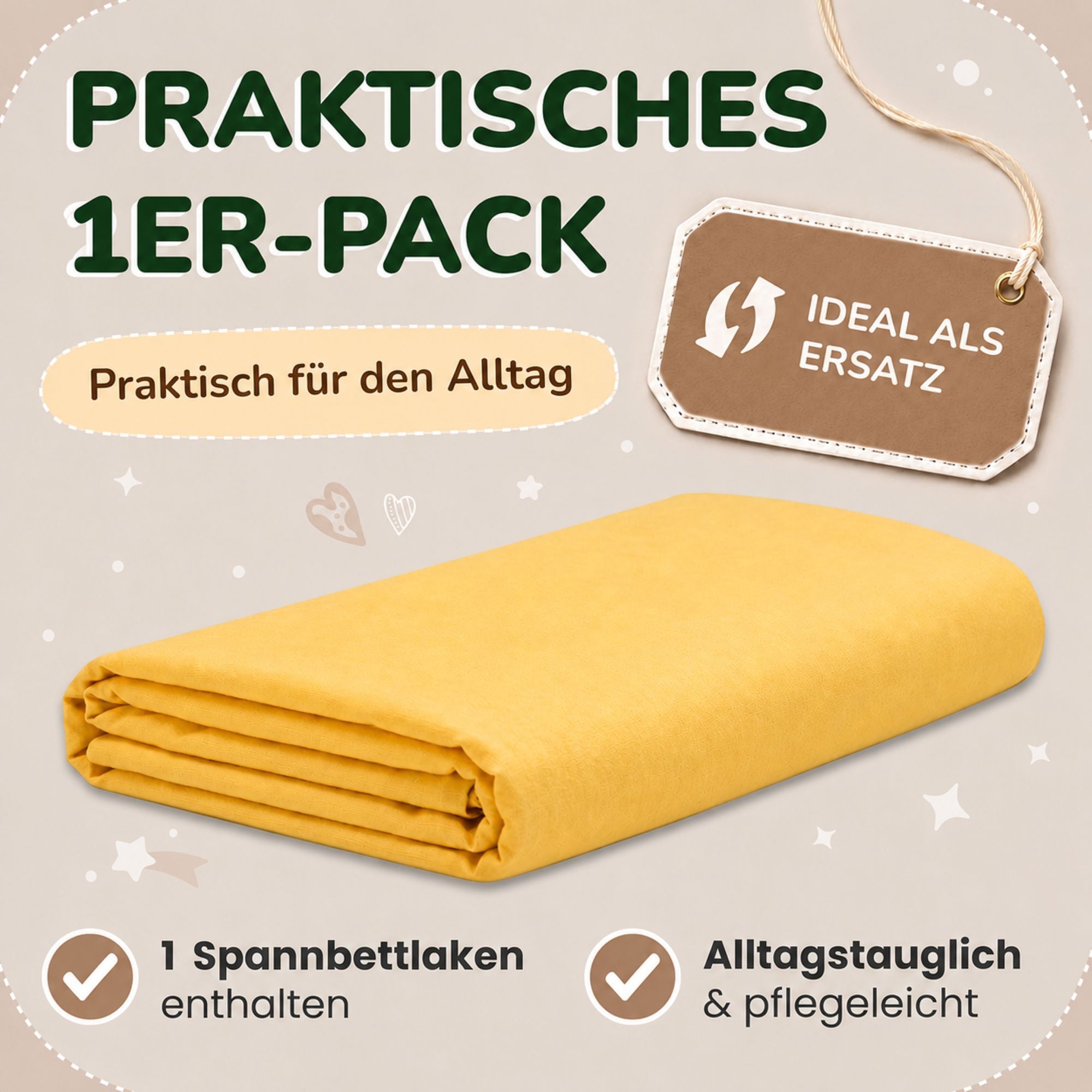 Kinder Spannbettlaken 70 x 140 cm von Leevitex im 1er Pack – 100% Jersey-Baumwolle,