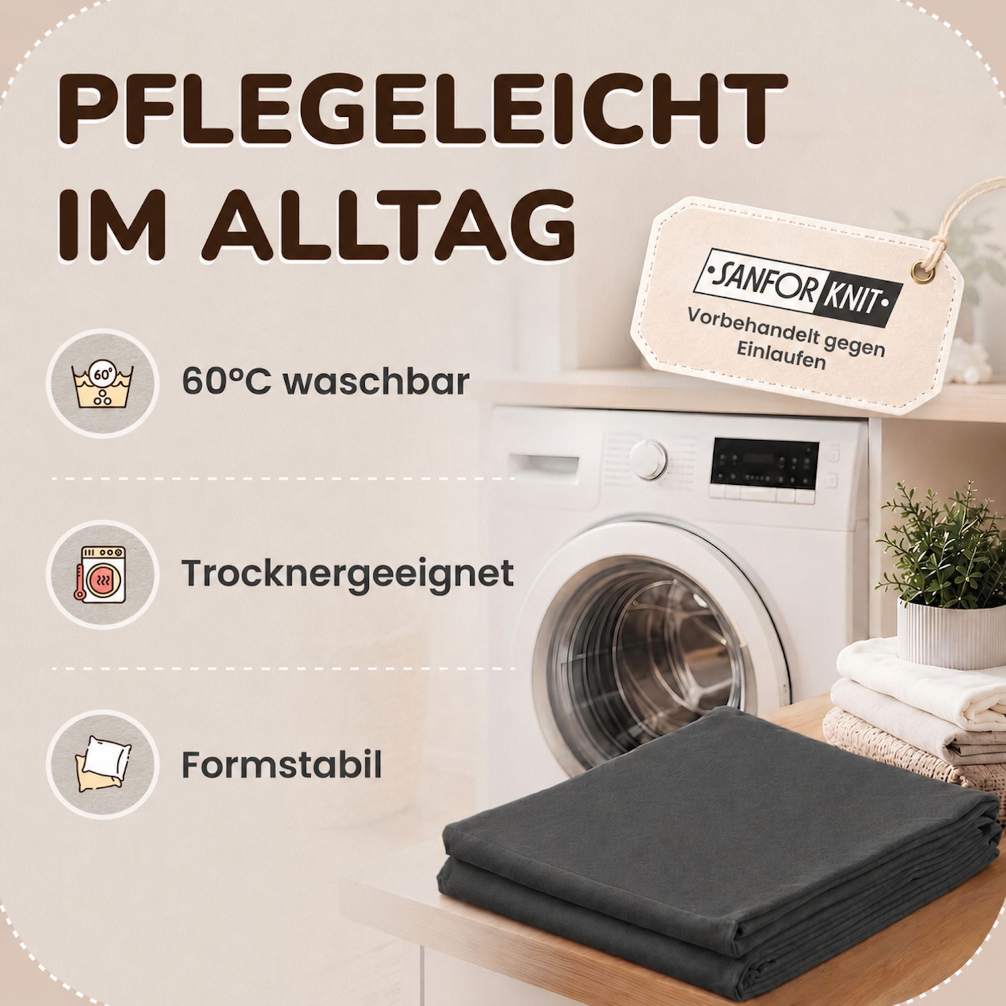 Kissenbezüge 2er Set 40x60 cm - 100% Baumwolle, stilvoll und gemütlich