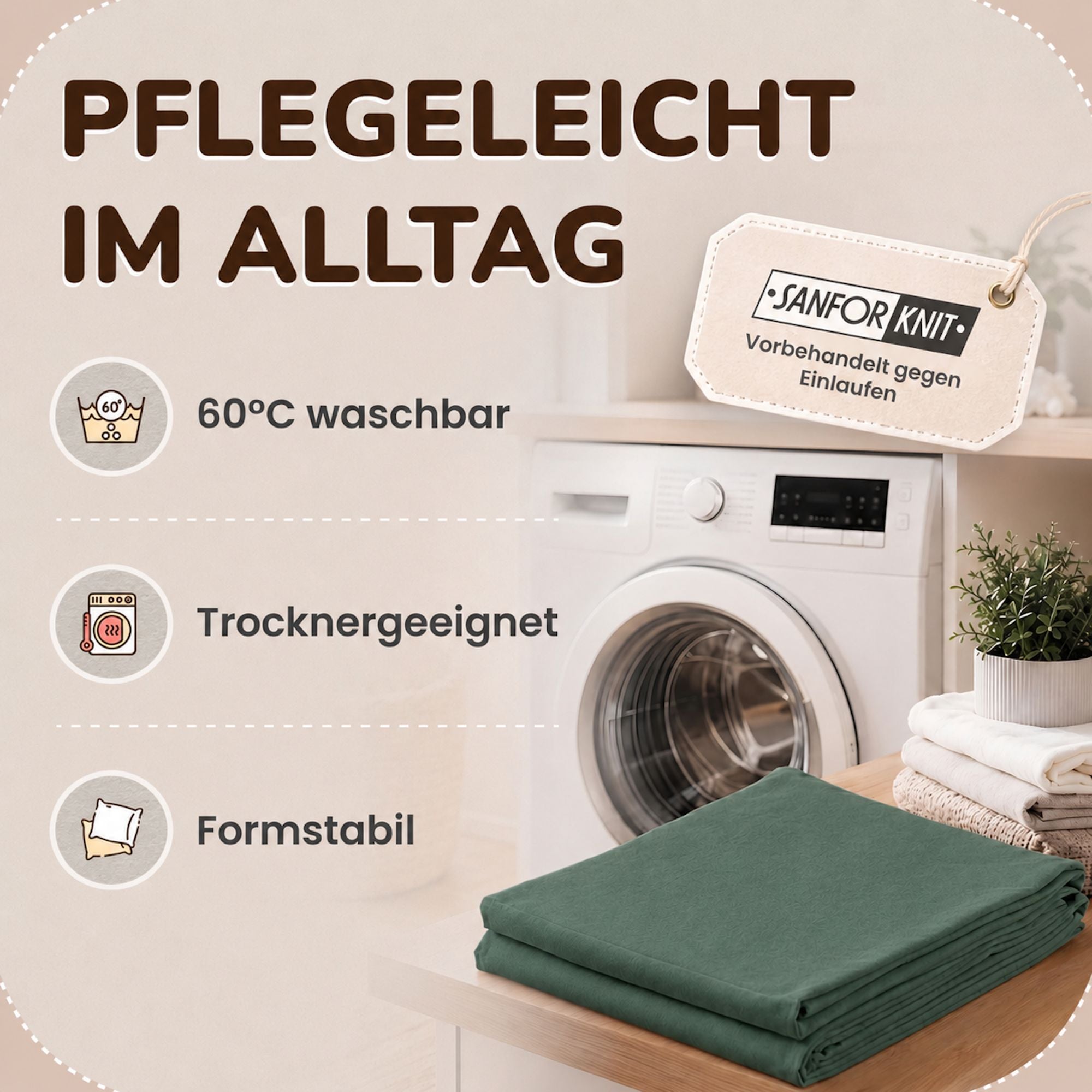 Kissenbezüge 2er Set 40x40 cm - 100% Baumwolle, stilvoll und gemütlich