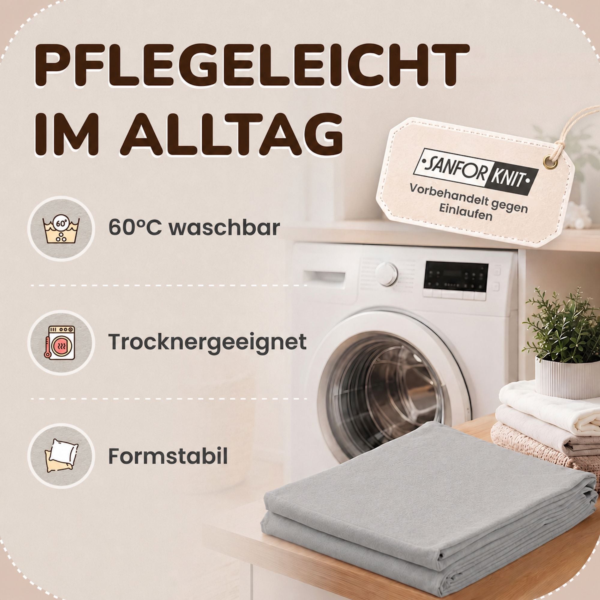Kissenbezüge 2er Set 40x40 cm - 100% Baumwolle, stilvoll und gemütlich