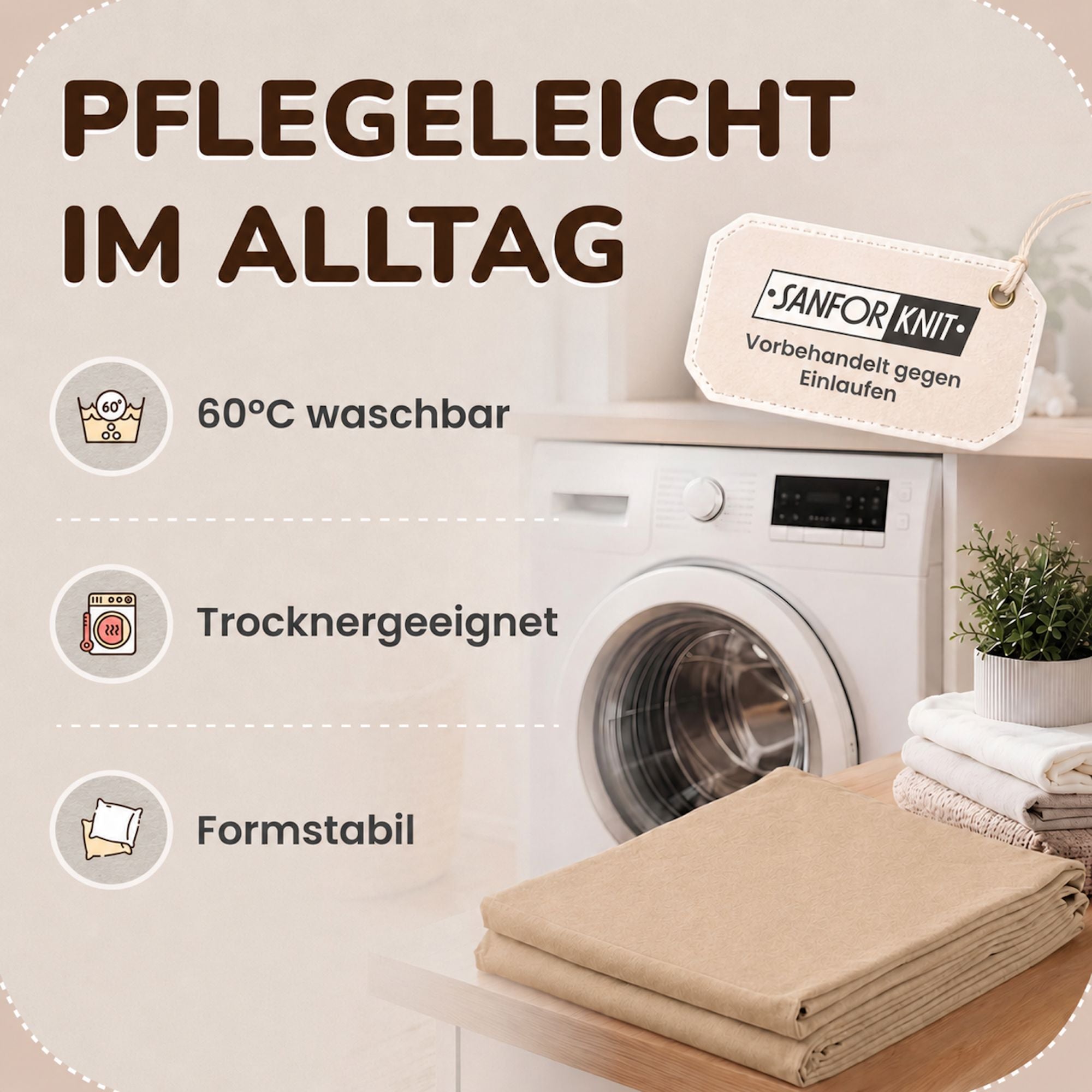 Kissenbezüge 2er Set 80x80 cm - 100% Baumwolle, stilvoll und gemütlich