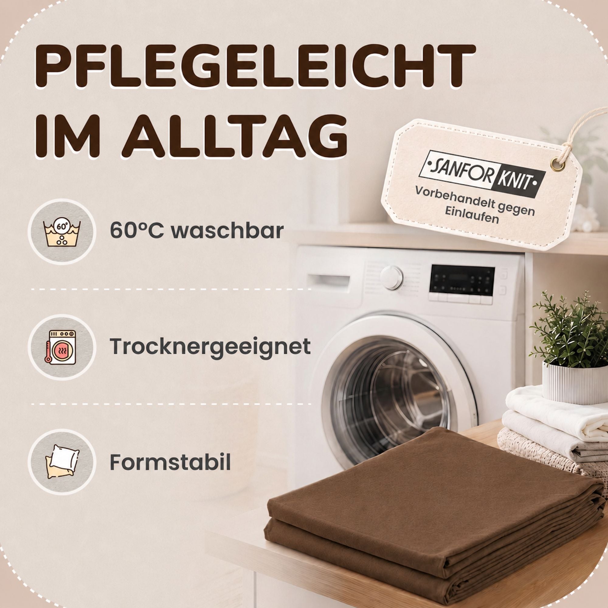 Kissenbezüge 2er Set 40x40 cm - 100% Baumwolle, stilvoll und gemütlich