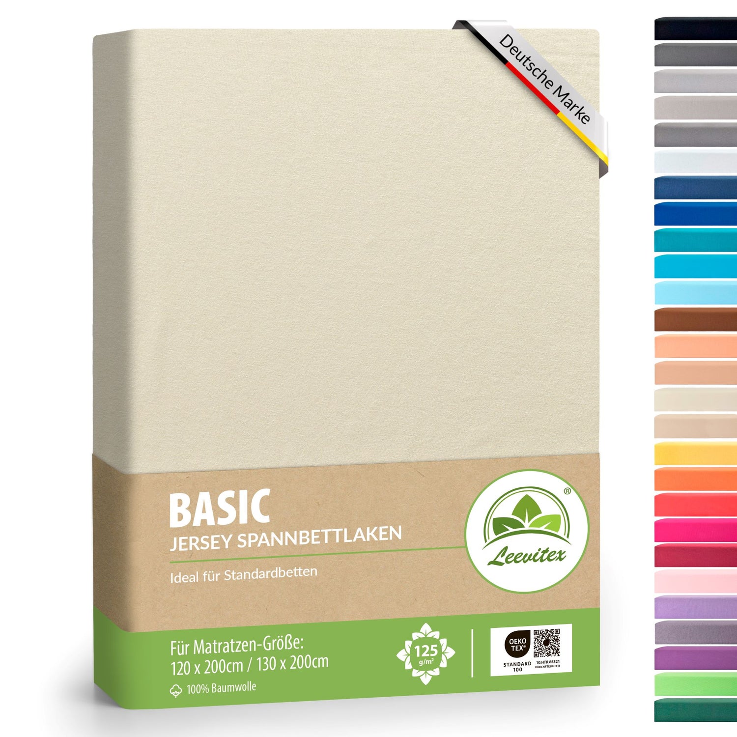 Basic Spannbettlaken 120x200 cm