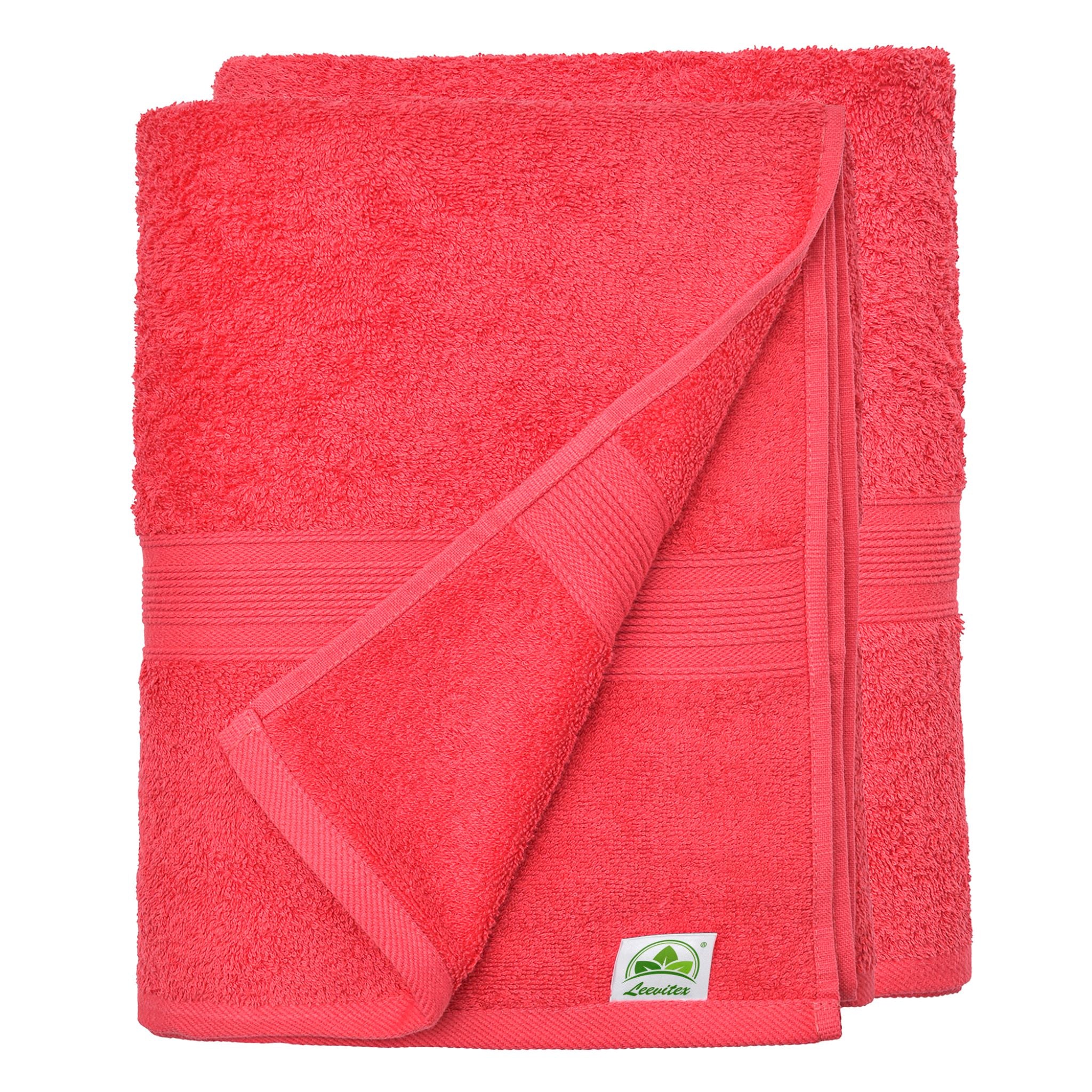 Saunatücher aus 100% Baumwolle im 2er Set – 80 x 200 cm, weich und saugfähig