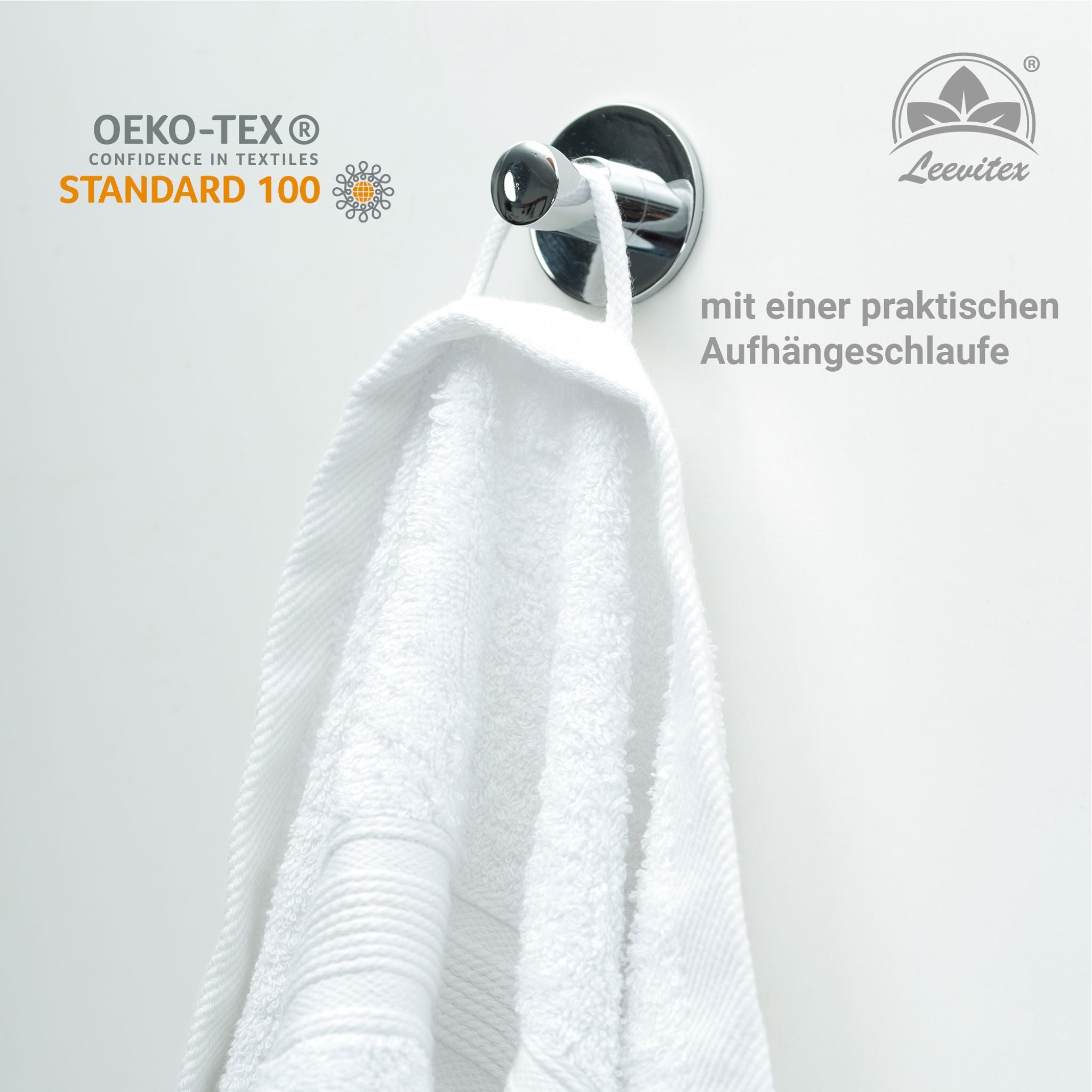 Saunatücher aus 100% Baumwolle im 1er Set – 80 x 200 cm, weich und saugfähig