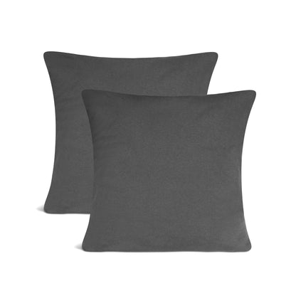 Kissenbezüge 2er Set 80x80 cm - 100% Baumwolle, stilvoll und gemütlich