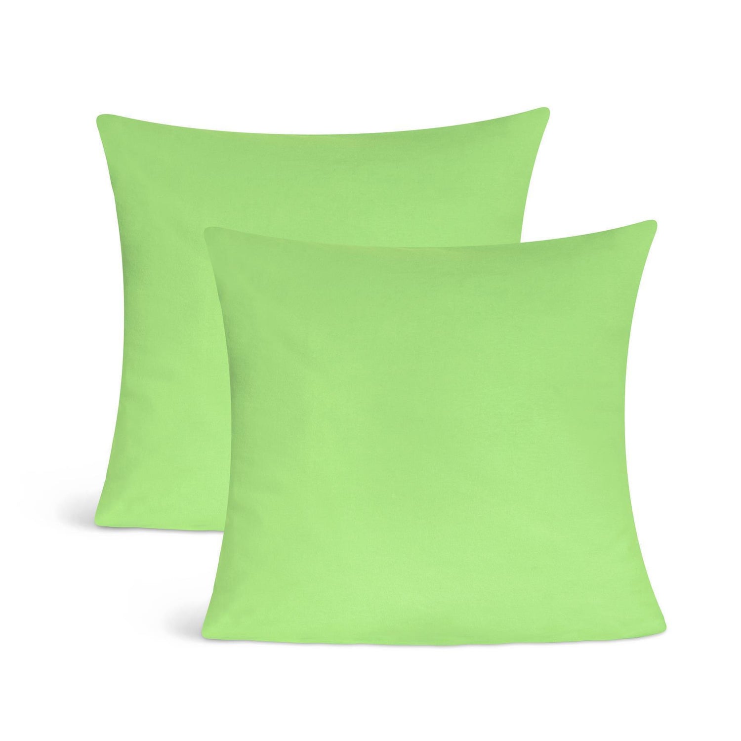 Kissenbezüge 2er Set 80x80 cm - 100% Baumwolle, stilvoll und gemütlich