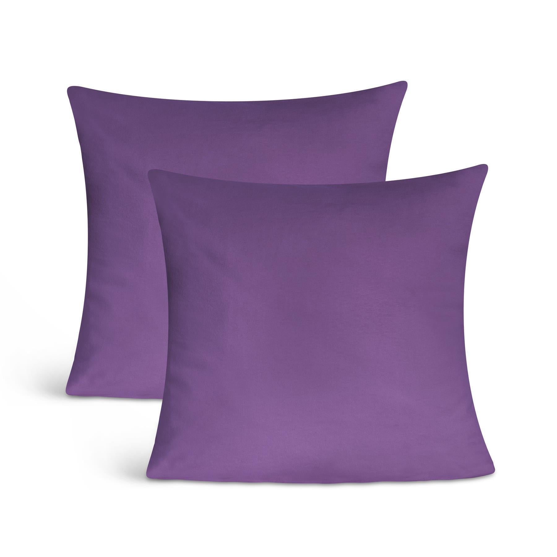 Kissenbezüge 2er Set 80x80 cm - 100% Baumwolle, stilvoll und gemütlich