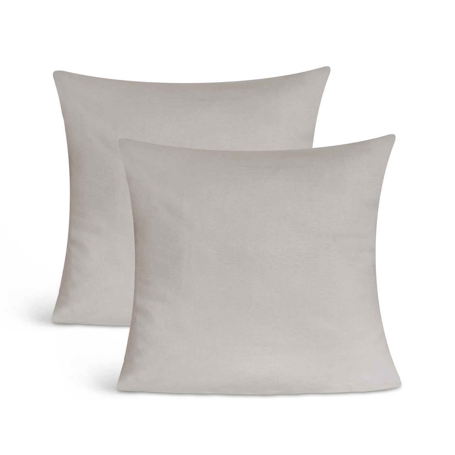 Kissenbezüge 2er Set 80x80 cm - 100% Baumwolle, stilvoll und gemütlich