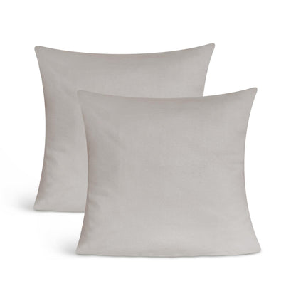 Kissenbezüge 2er Set 80x80 cm - 100% Baumwolle, stilvoll und gemütlich