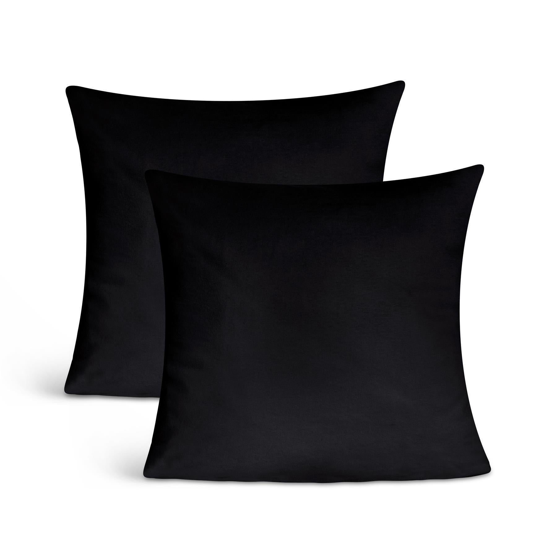 Kissenbezüge 2er Set 80x80 cm - 100% Baumwolle, stilvoll und gemütlich