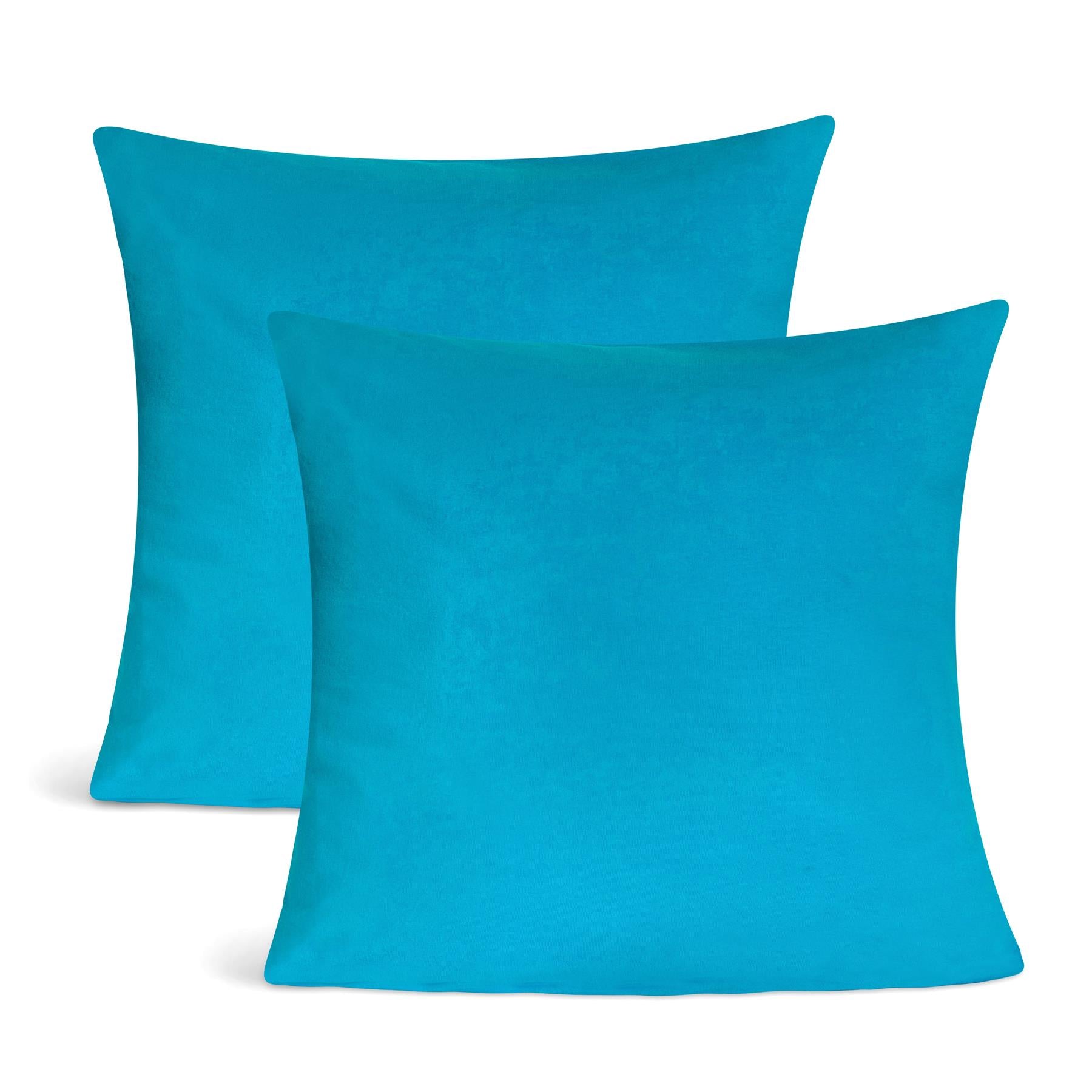 Kissenbezüge 2er Set 80x80 cm - 100% Baumwolle, stilvoll und gemütlich