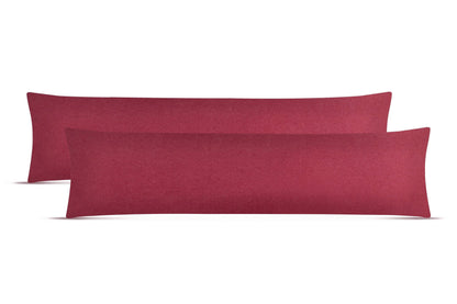Kissenbezüge 2er Set 40x145 cm - 100% Baumwolle, stilvoll und gemütlich