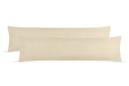 Kissenbezüge 2er Set 40x145 cm - 100% Baumwolle, stilvoll und gemütlich