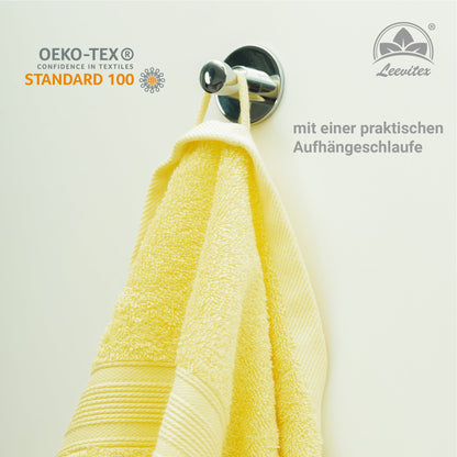 Handtücher von Leevitex – 4er Set, 100% Baumwolle, 50 x 100 cm, weich und saugfähig