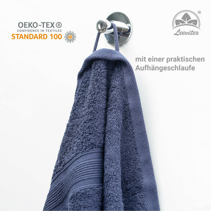Handtücher von Leevitex – 4er Set, 100% Baumwolle, 50 x 100 cm, weich und saugfähig