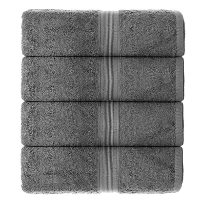 Handtücher von Leevitex – 4er Set, 100% Baumwolle, 50 x 100 cm, weich und saugfähig