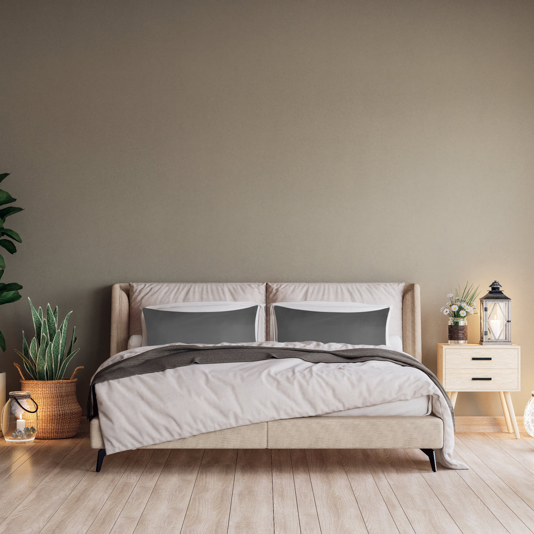 Kissenbezüge 2er Set 40x60 cm - 100% Baumwolle, stilvoll und gemütlich