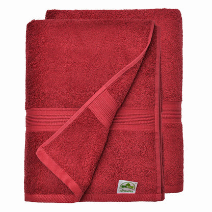 Saunatücher aus 100% Baumwolle im 2er Set – 80 x 200 cm, weich und saugfähig