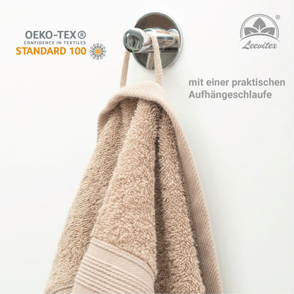 Saunatücher aus 100% Baumwolle im 1er Set – 80 x 200 cm, weich und saugfähig
