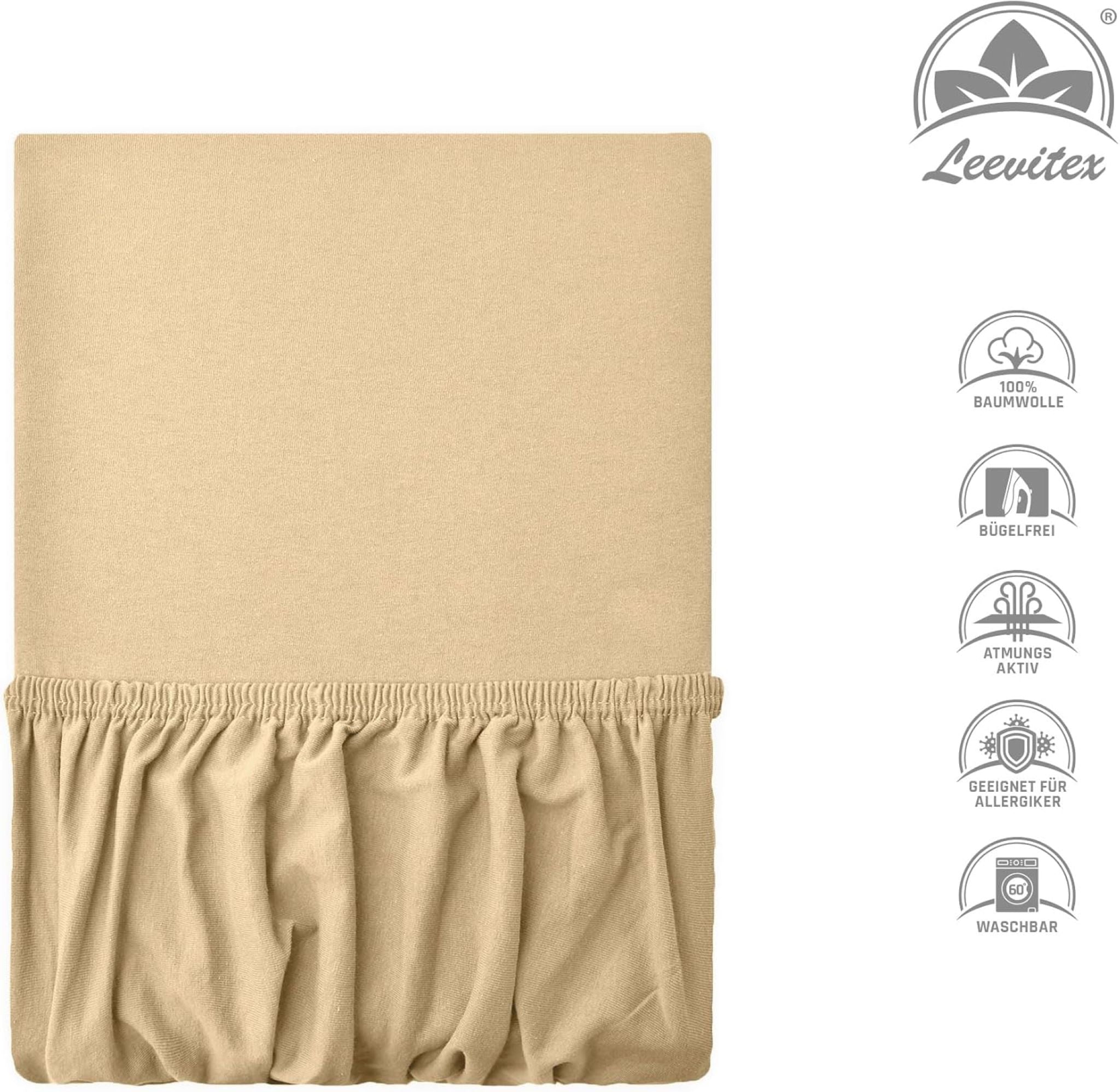 Topper Spannbettlaken 140x200 bis 160x200 / 220 cm