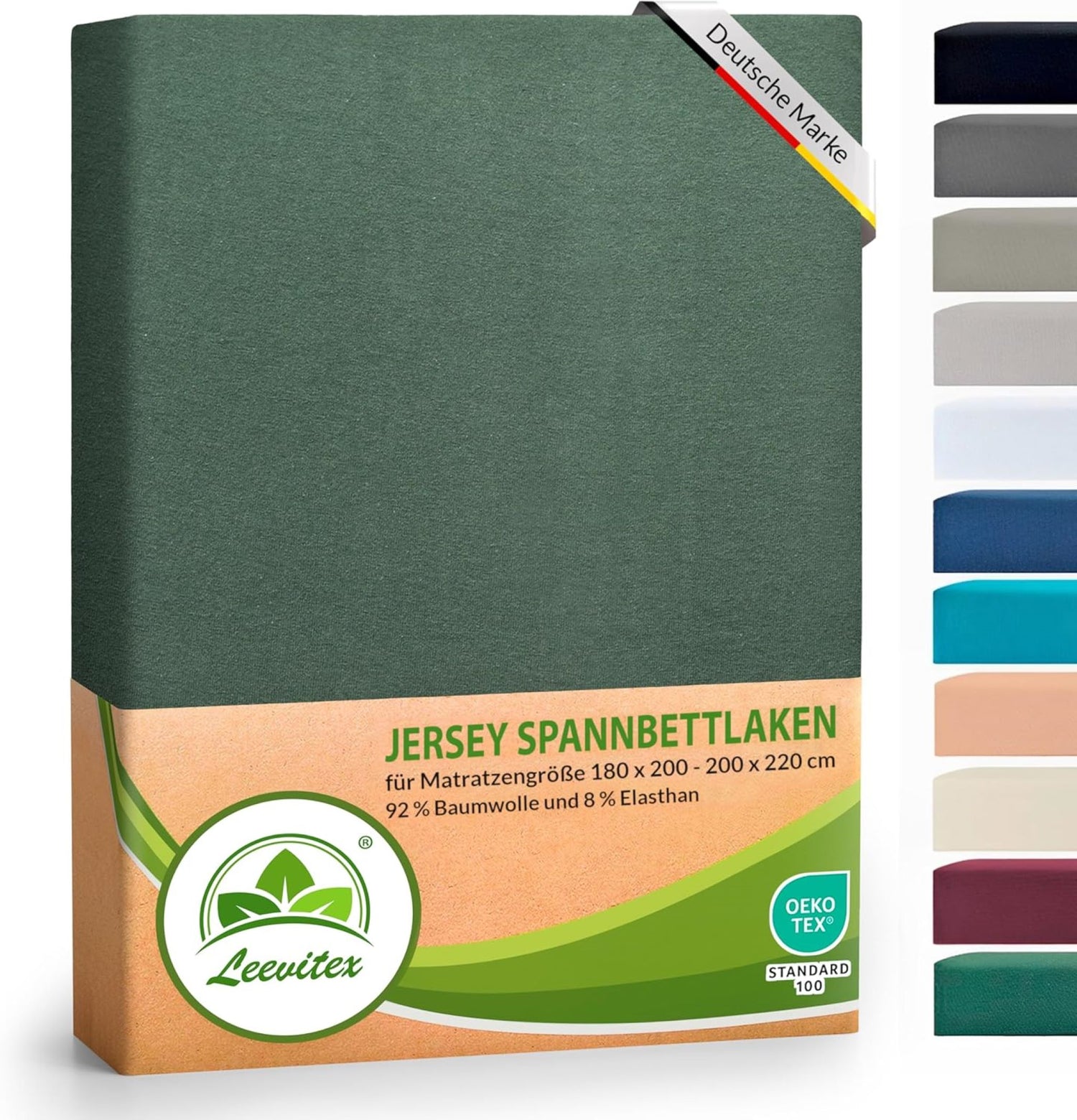 Spannbettlaken für Boxspringbetten 180x200 bis 200x220 cm