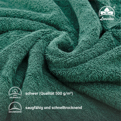 Saunatücher aus 100% Baumwolle im 1er Set – 80 x 200 cm, weich und saugfähig