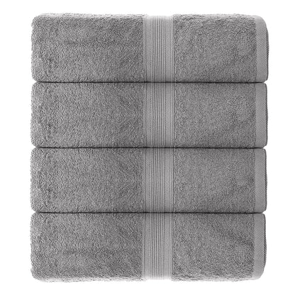 Handtücher von Leevitex – 4er Set, 100% Baumwolle, 50 x 100 cm, weich und saugfähig