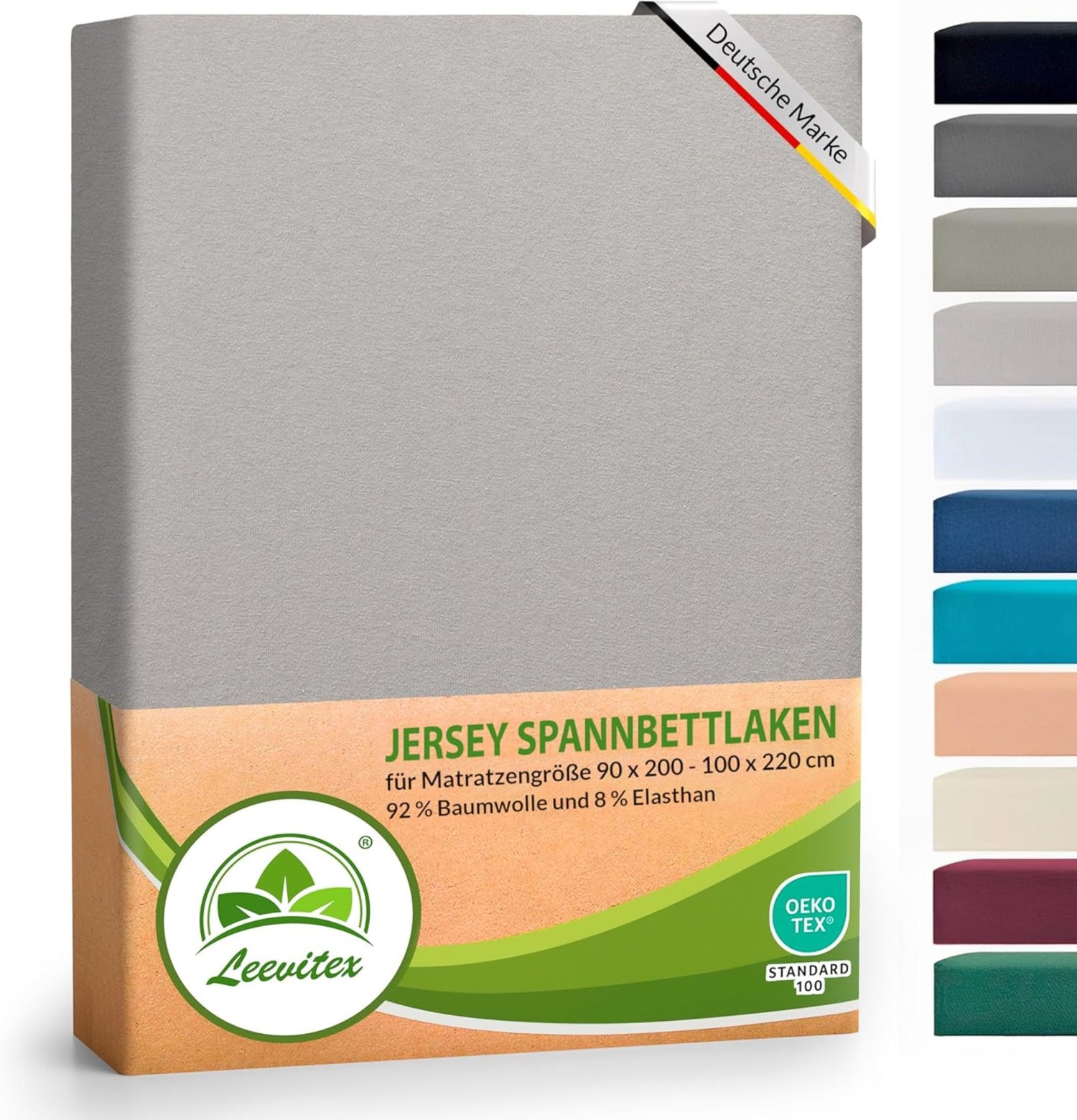 Spannbettlaken für Boxspringbetten 90x200 bis 100x220 cm