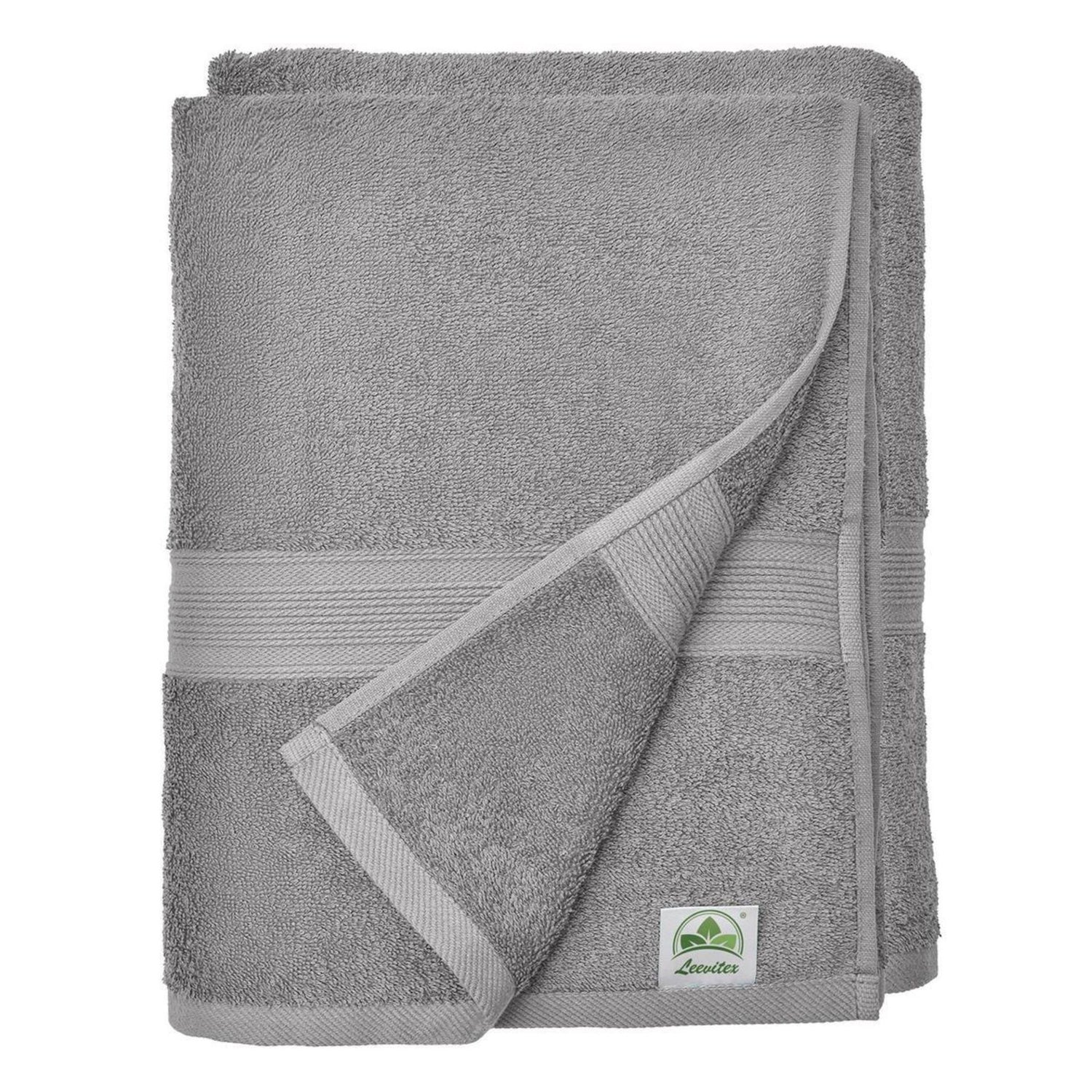Saunatücher aus 100% Baumwolle im 2er Set – 80 x 200 cm, weich und saugfähig