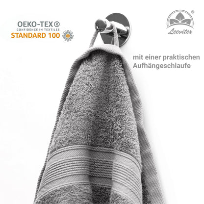 Saunatücher aus 100% Baumwolle im 1er Set – 80 x 200 cm, weich und saugfähig