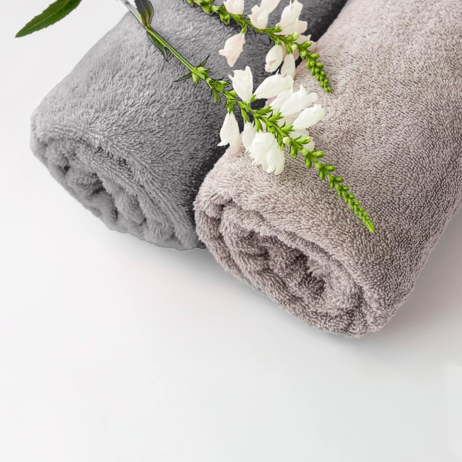Saunatücher aus 100% Baumwolle im 1er Set – 80 x 200 cm, weich und saugfähig