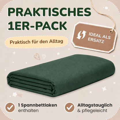 Kinder Spannbettlaken 70 x 140 cm von Leevitex im 1er Pack – 100% Jersey-Baumwolle,