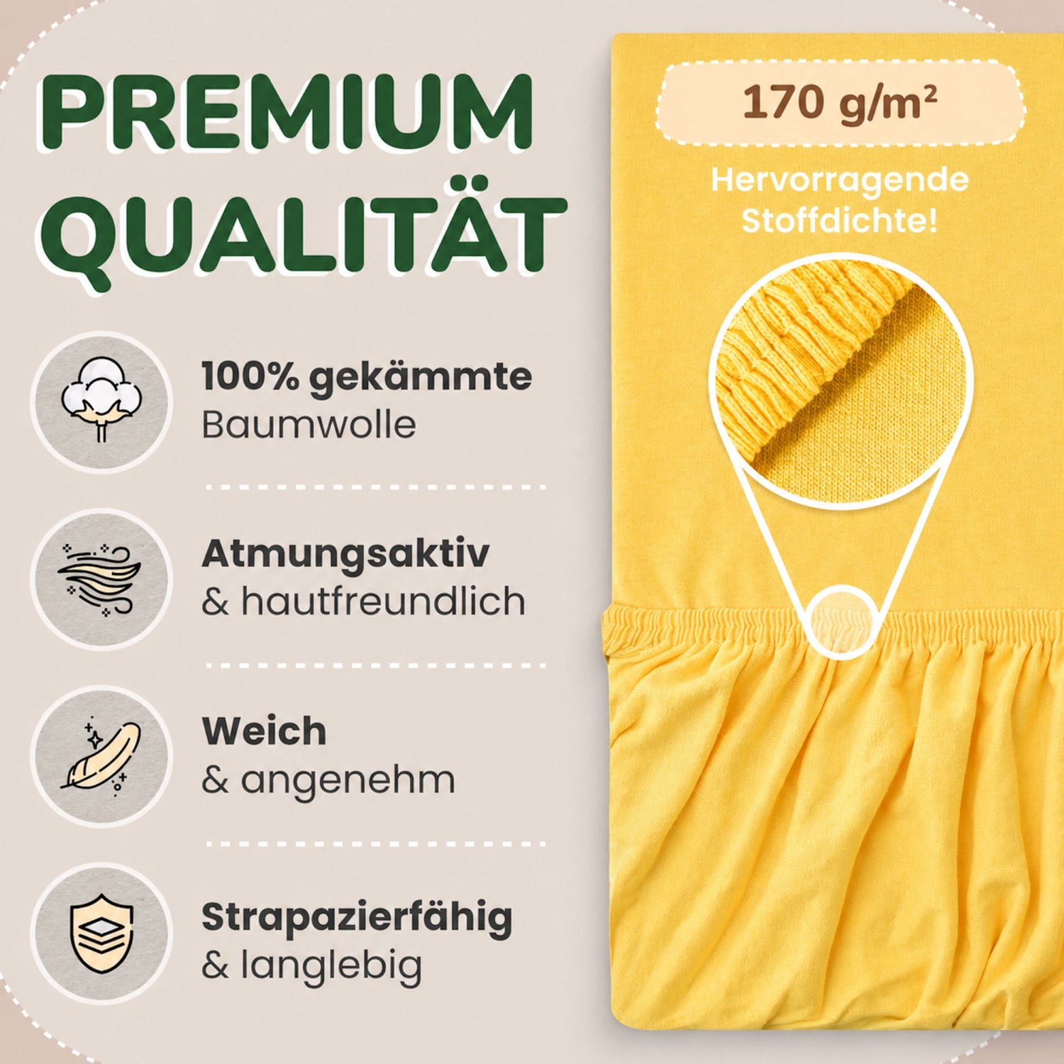 Kinderspannbettlaken von Leevitex im 2er Pack – 100% Jersey-Baumwolle, 70 x 140 cm