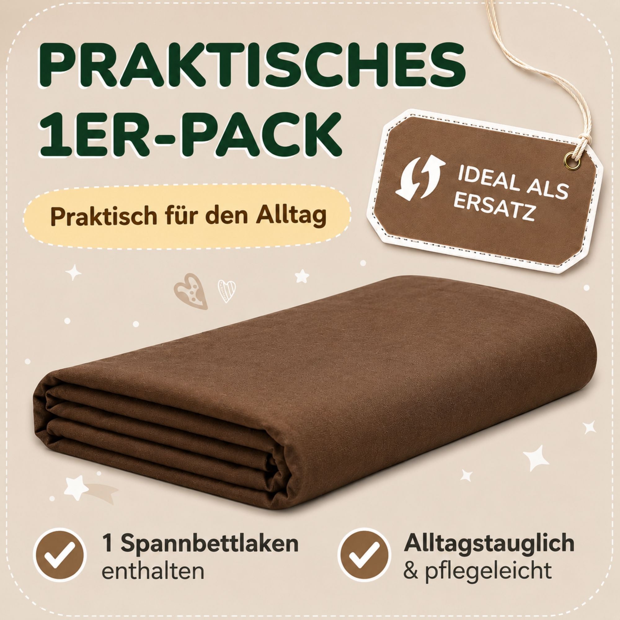 Kinder Spannbettlaken 70 x 140 cm von Leevitex im 1er Pack – 100% Jersey-Baumwolle,