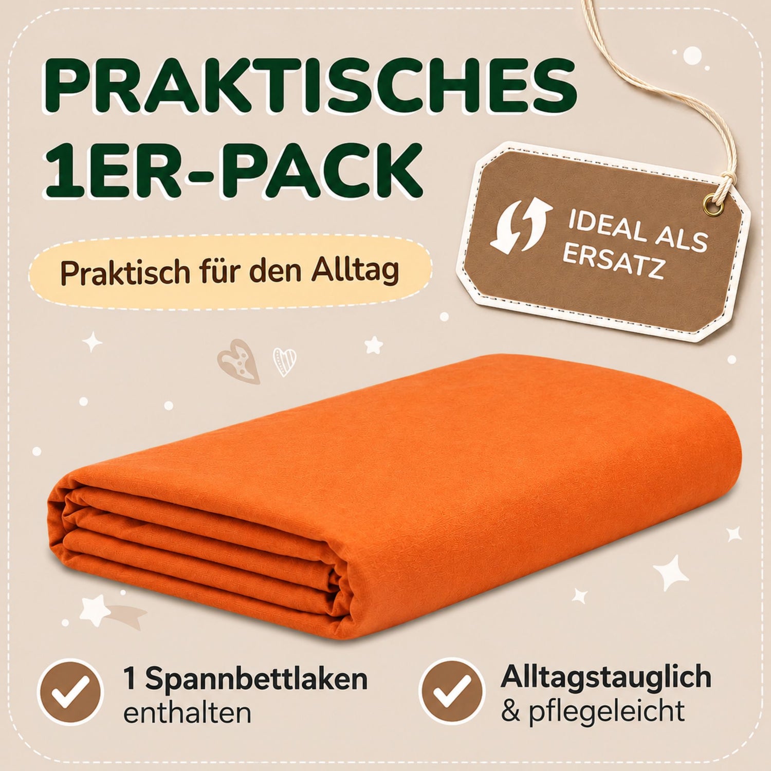 Kinder Spannbettlaken 70 x 140 cm von Leevitex im 1er Pack – 100% Jersey-Baumwolle,