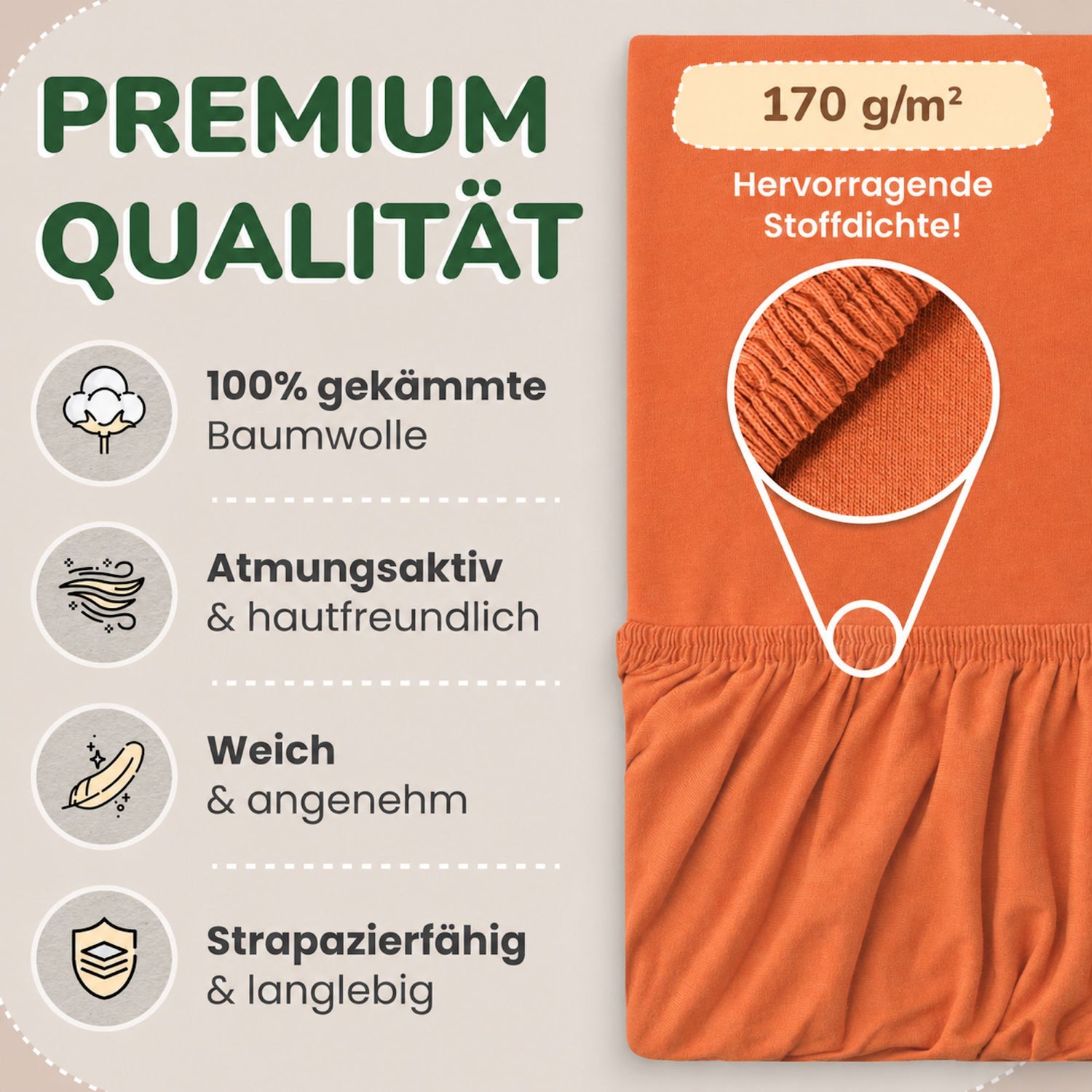 Kinderspannbettlaken von Leevitex im 2er Pack – 100% Jersey-Baumwolle, 70 x 140 cm