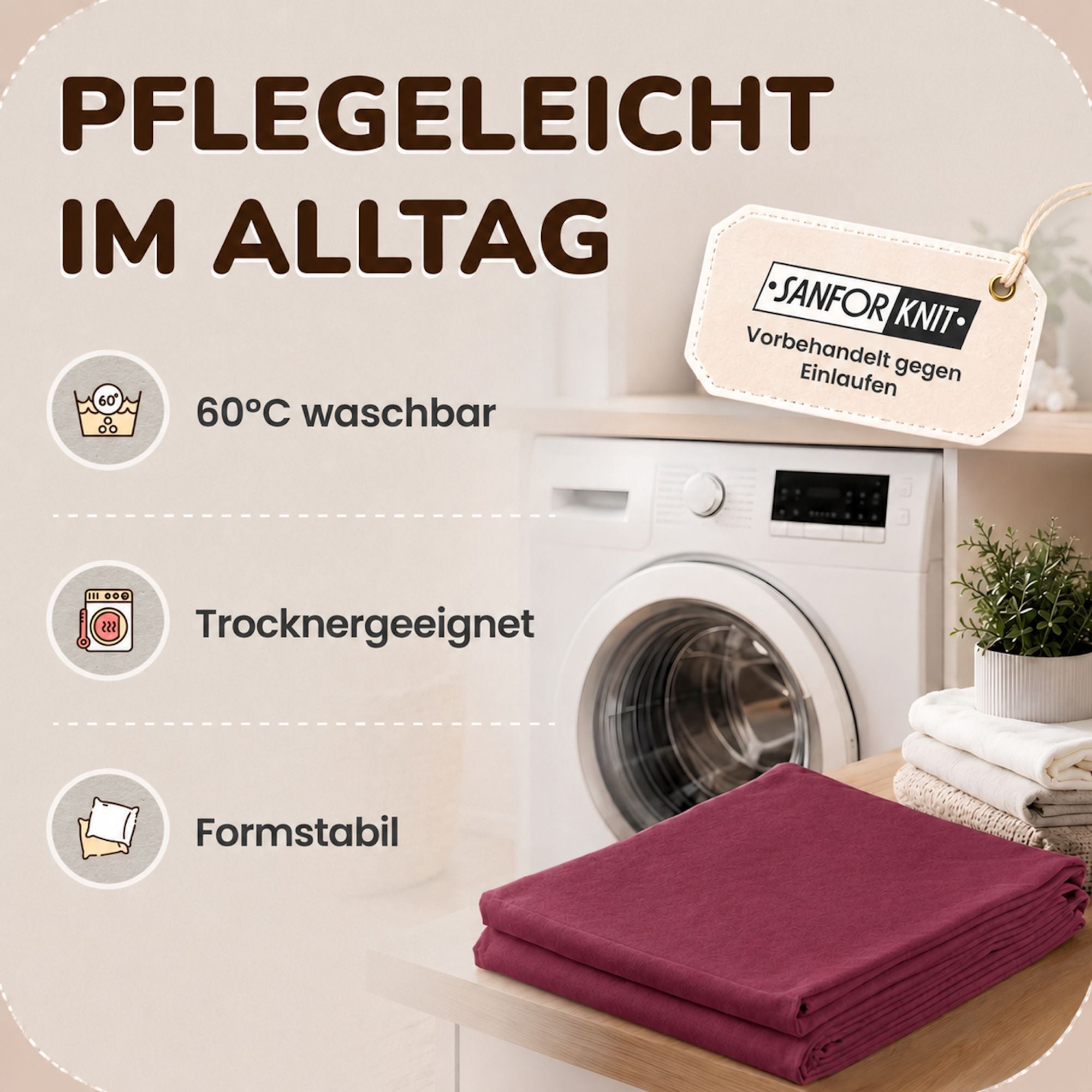 Kissenbezüge 2er Set 40x40 cm - 100% Baumwolle, stilvoll und gemütlich