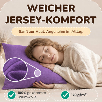 Kissenbezüge 2er Set 40x40 cm - 100% Baumwolle, stilvoll und gemütlich