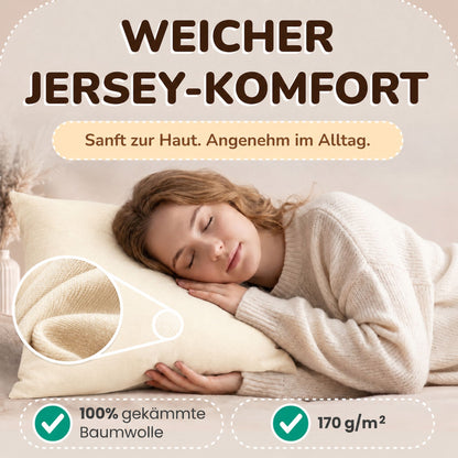 Kissenbezüge 2er Set 40x60 cm - 100% Baumwolle, stilvoll und gemütlich