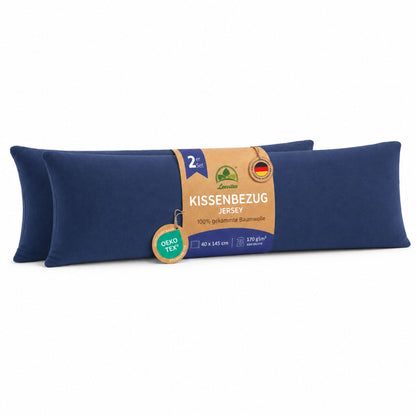 Kissenbezüge 2er Set 40x145 cm - 100% Baumwolle, stilvoll und gemütlich