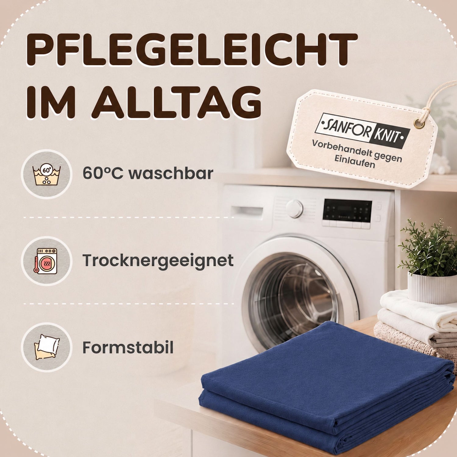 Kissenbezüge 2er Set 40x40 cm - 100% Baumwolle, stilvoll und gemütlich