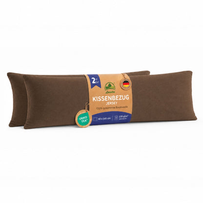 Kissenbezüge 2er Set 40x145 cm - 100% Baumwolle, stilvoll und gemütlich