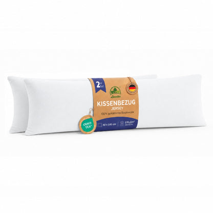 Kissenbezüge 2er Set 40x145 cm - 100% Baumwolle, stilvoll und gemütlich