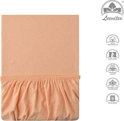 Topper Spannbettlaken 90x200 bis 100x200 / 220 cm