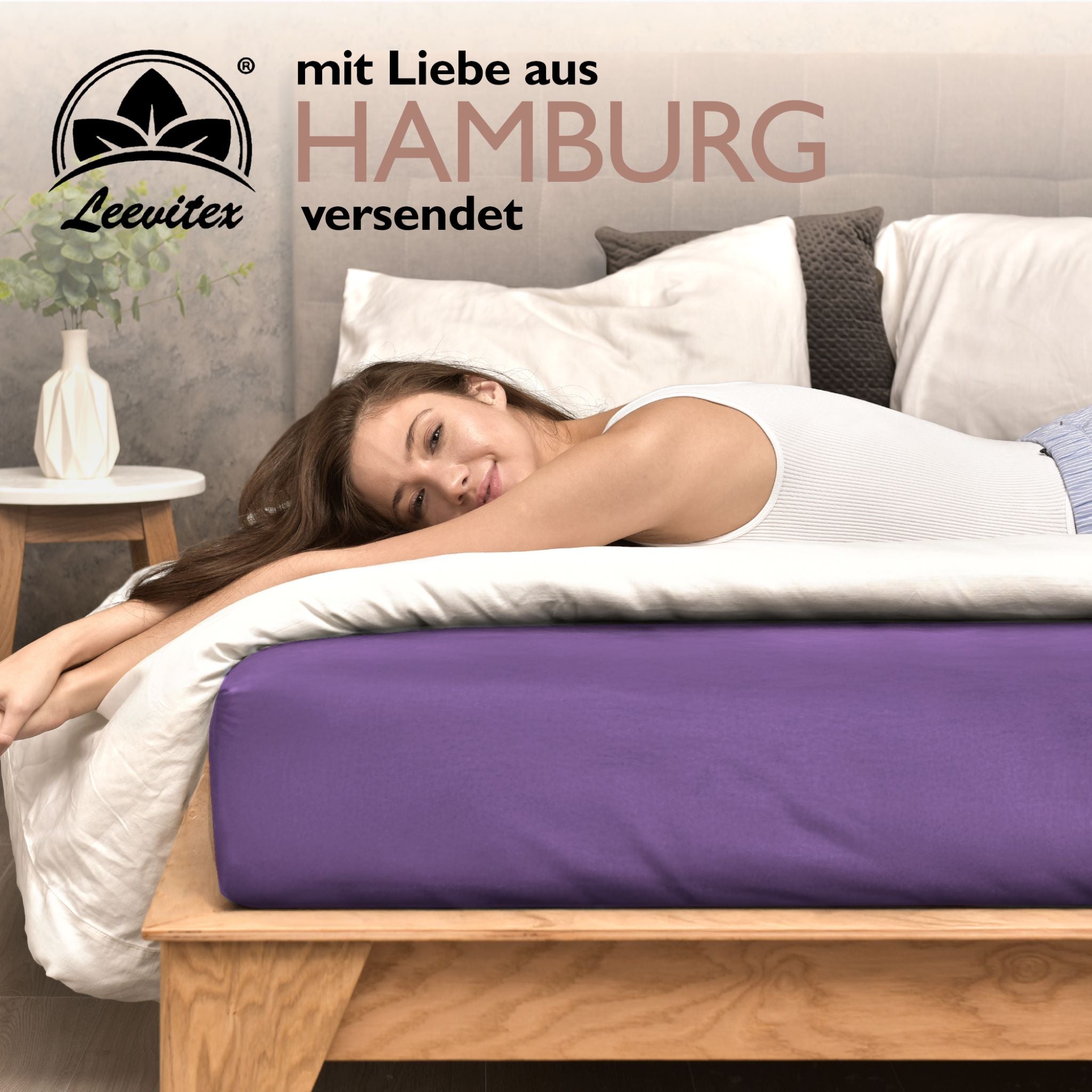 Winterspannbettlaken für 90x200 bis 100x200 cm