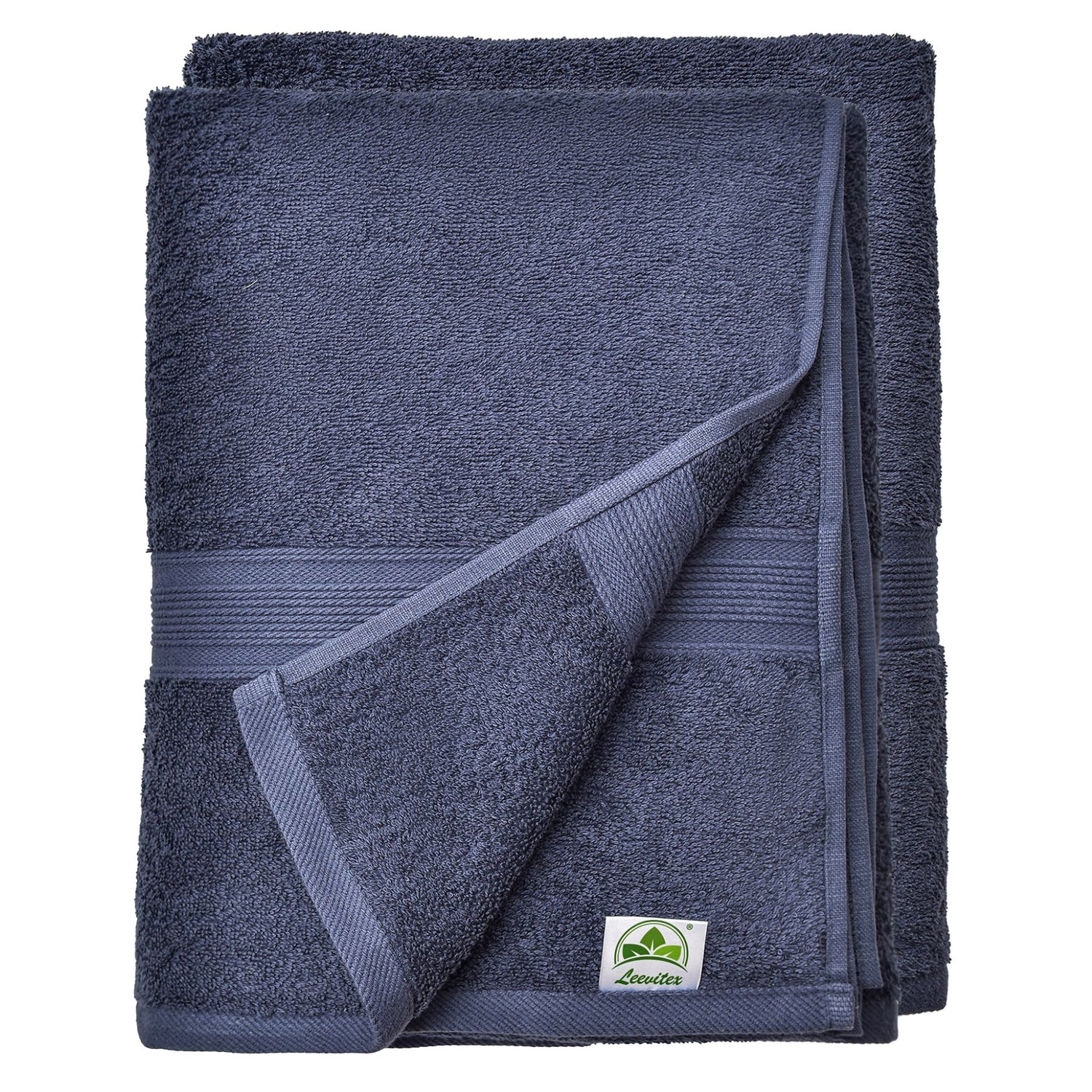 Saunatücher aus 100% Baumwolle im 2er Set – 80 x 200 cm, weich und saugfähig