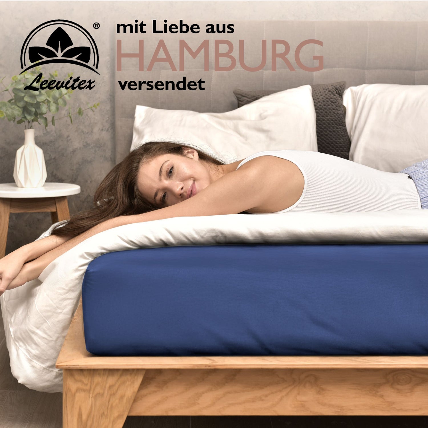 Winterspannbettlaken für 90x200 bis 100x200 cm